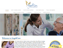 Tablet Screenshot of angelicare4seniors.com